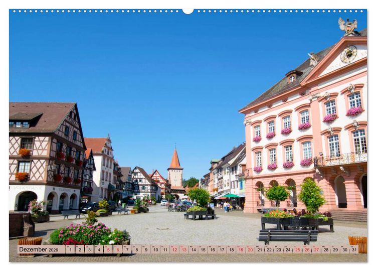 Produktbild: Historisches Gengenbach (hochwertiger Premium Wandkalender 2026 DIN A2 quer), Kunstdruck in Hochglanz
