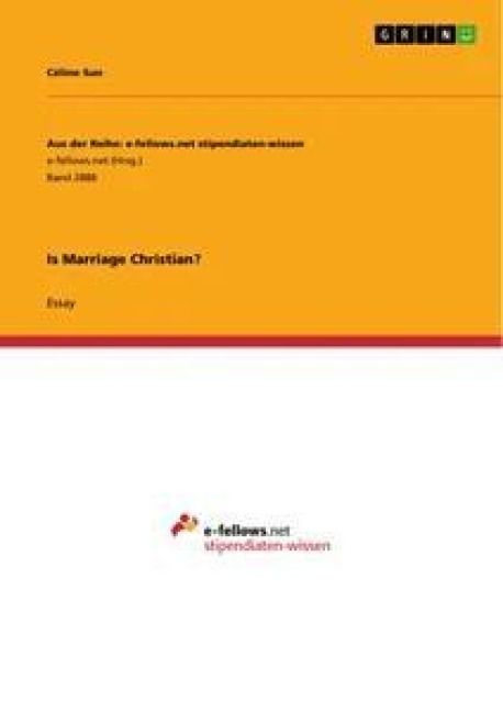 Produktbild: Is Marriage Christian?