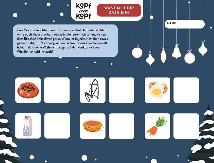 Produktbild: Der ultimative Spielblock: Kopf gegen Kopf &ndash; Die Wichtel sind los!