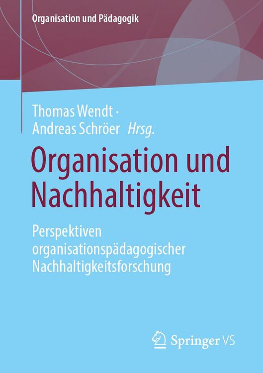 Produktbild: Organisation und Nachhaltigkeit