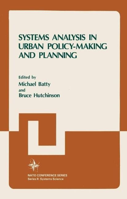 Produktbild: Systems Analysis in Urban Policy-Making and Planning