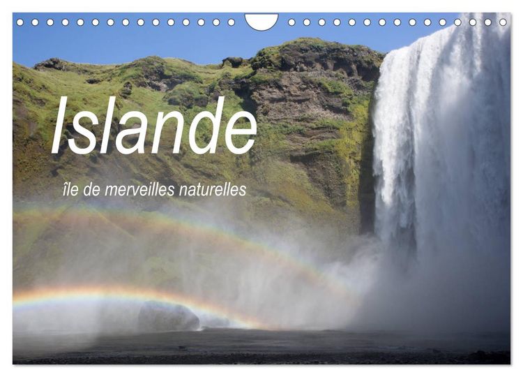 Produktbild: Islande &icirc;le de merveilles naturelles (Calendrier mural 2026 DIN A4 vertical), CALVENDO calendrier mensuel