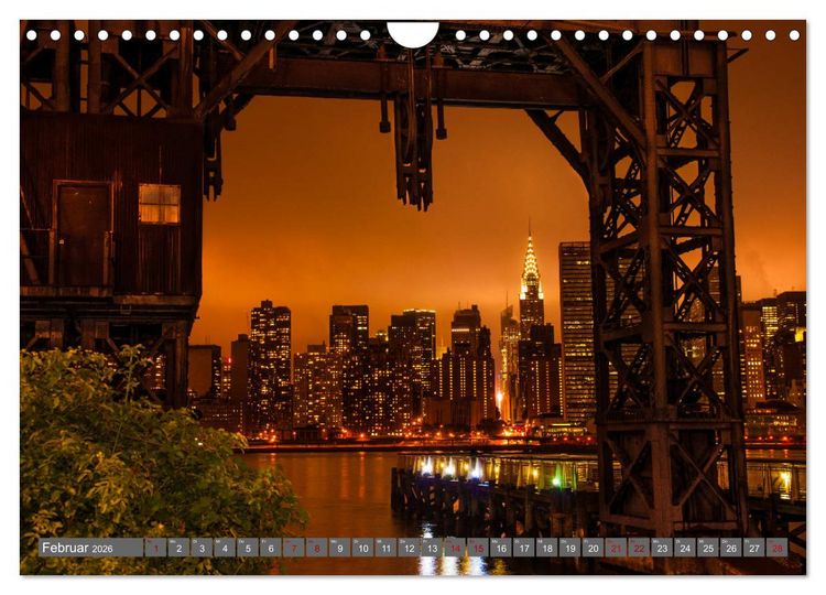 Produktbild: New York City Vibes (Wandkalender 2026 DIN A4 quer), CALVENDO Monatskalender
