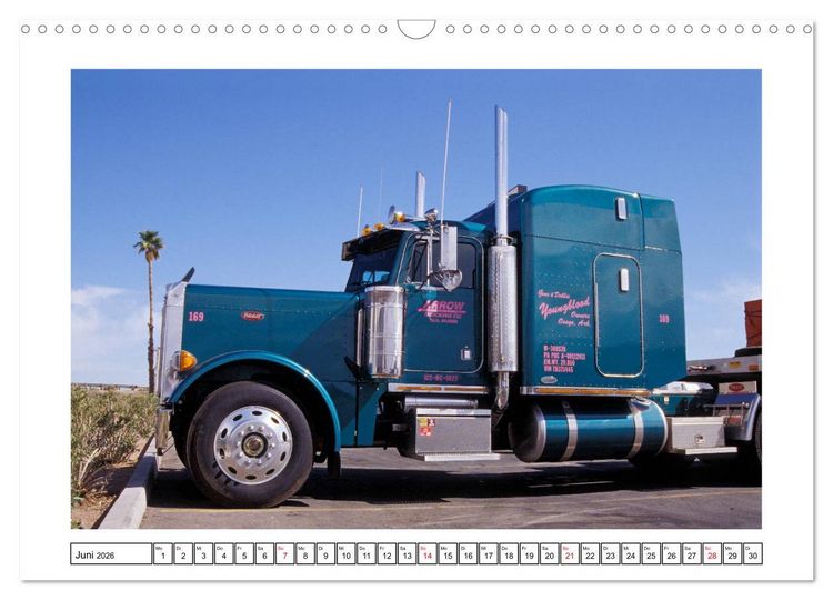Produktbild: US-Trucks - Auf Achse in Amerika (Wandkalender 2026 DIN A3 quer), CALVENDO Monatskalender
