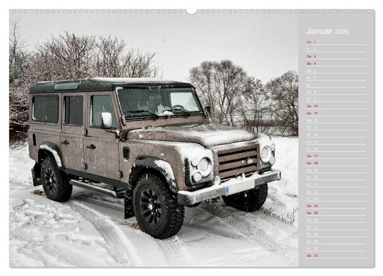 Produktbild: Mit dem 4x4 durch Europa (Wandkalender 2026 DIN A2 quer), CALVENDO Monatskalender
