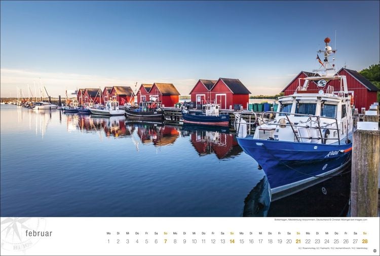 Produktbild: Ostsee Globetrotter Kalender 2027 - Von behaglichen Strandk&ouml;rben und rauen K&uuml;sten