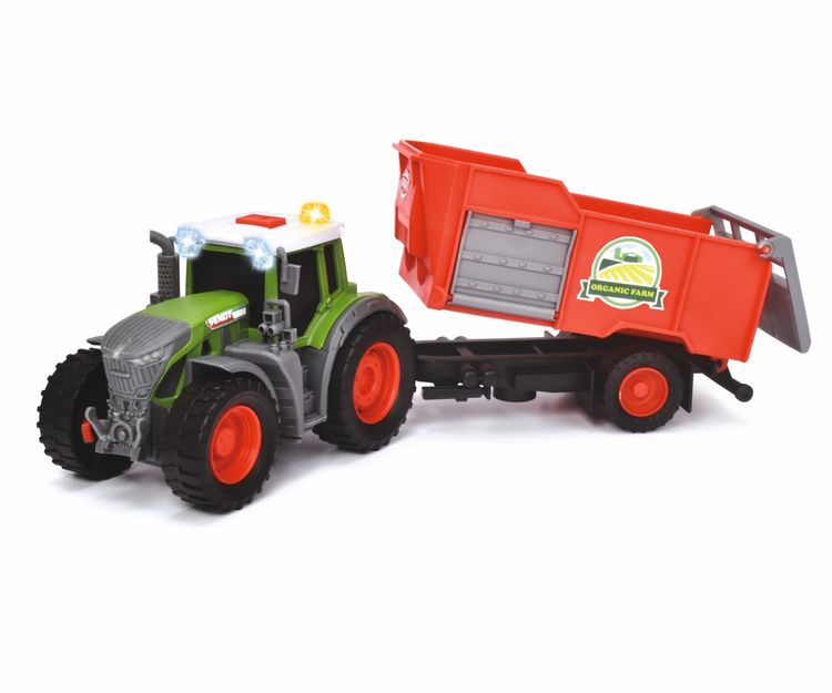 Produktbild: Dickie Toys Fendt Traktor mit Anh&auml;nger Fertigmodell Landwirtschafts Modell
