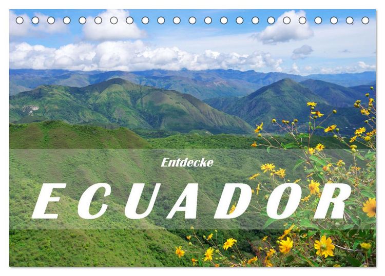 Produktbild: Entdecke Ecuador (Tischkalender 2026 DIN A5 quer), CALVENDO Monatskalender
