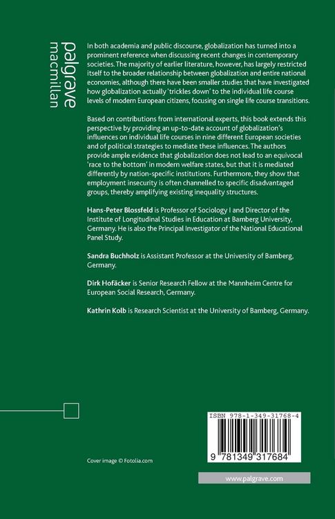 Produktbild: Globalized Labour Markets and Social Inequality in Europe