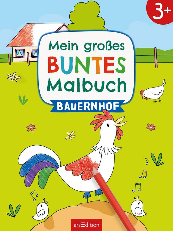 Produktbild: Mein gro&szlig;es buntes Malbuch &ndash; Bauernhof
