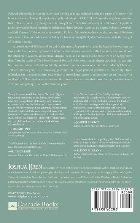 Produktbild: Middle-earth and the Return of the Common Good