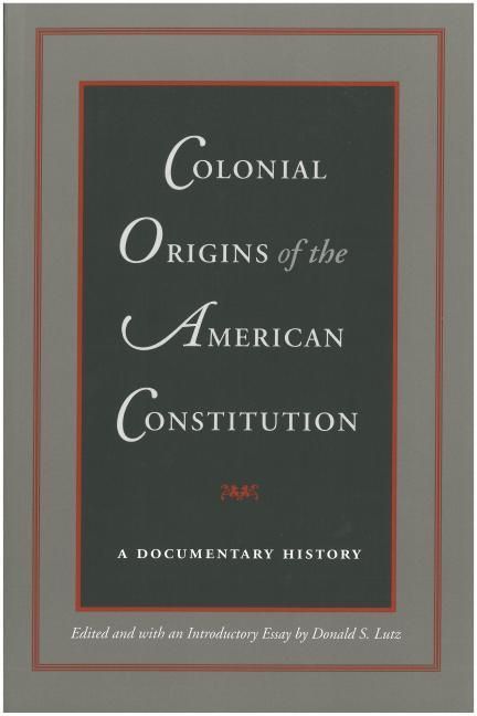 Produktbild: Colonial Origins of the American Constitution