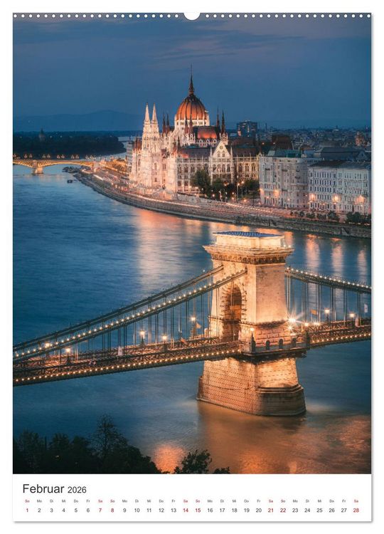 Produktbild: Auf Reisen in Europa (Wandkalender 2026 DIN A2 hoch), CALVENDO Monatskalender