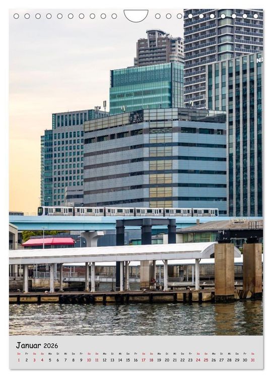 Produktbild: Tokio - Facetten einer Weltstadt (Wandkalender 2026 DIN A4 hoch), CALVENDO Monatskalender