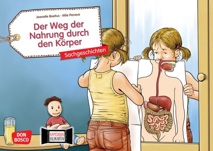 Produktbild: Der Weg der Nahrung durch den K&ouml;rper. Kamishibai Bildkartenset