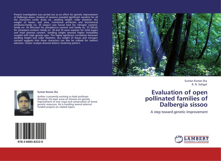 Produktbild: Evaluation of open pollinated families of Dalbergia sissoo