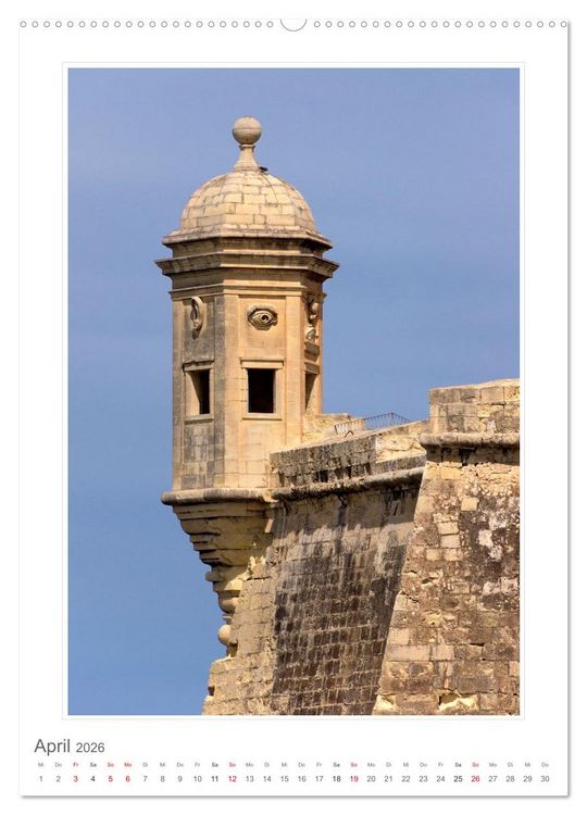 Produktbild: Malta Impressionen (Wandkalender 2026 DIN A2 hoch), CALVENDO Monatskalender