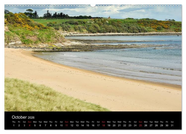 Produktbild: Scenes from Northumberland (High Quality Premium Wall Calendar 2026 DIN A2 landscape),CALVENDO 12 Month Wall Calendar