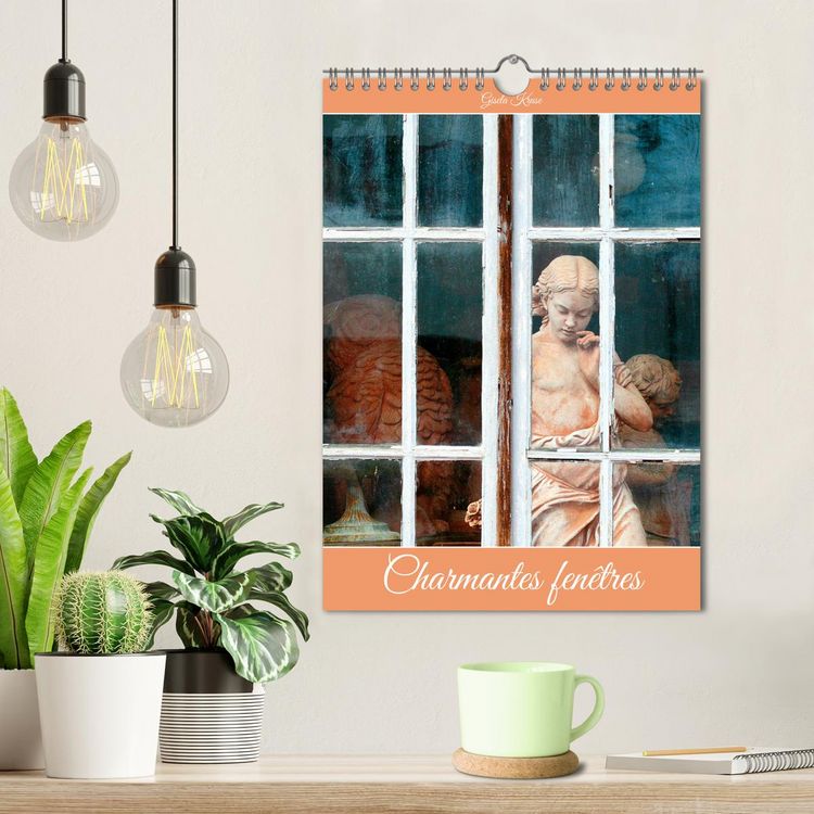 Produktbild: Charmantes fen&ecirc;tres (Calendrier mural 2026 DIN A4 horizontal), CALVENDO calendrier mensuel