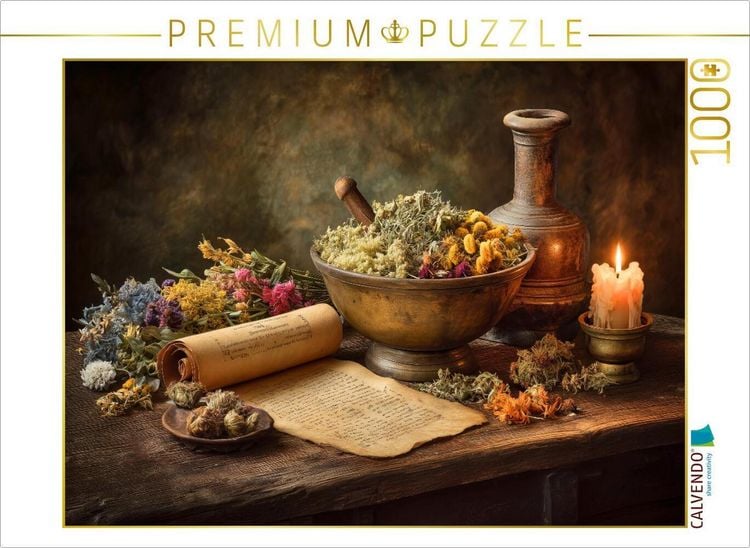 Produktbild: CALVENDO Puzzle Zwischen vertrockneten Bl&uuml;ten und Schatten fl&uuml;stert die Zeit von Verg&auml;nglichkeit | 1000 Teile Lege-Gr&ouml;&szlig;e 64x48cm Foto-Puzzle f&uuml;r gl&uuml;ck