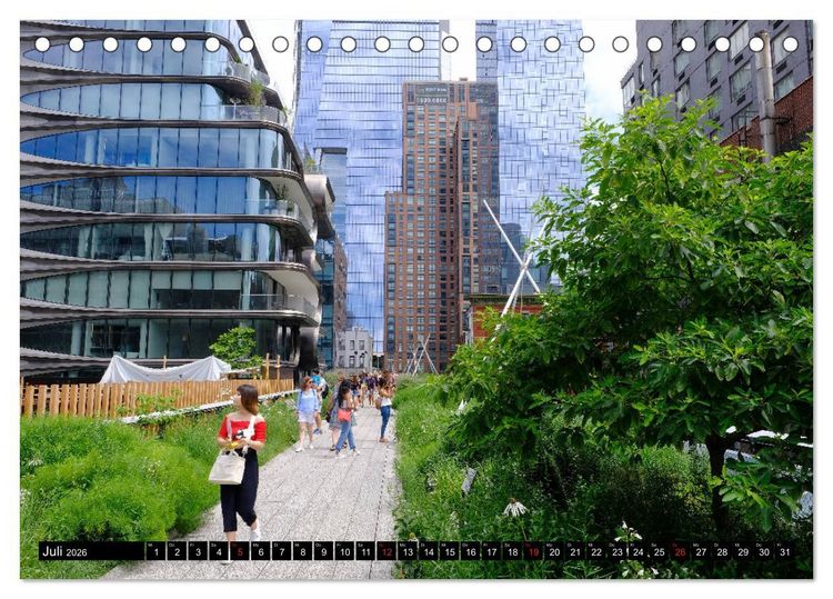 Produktbild: New York - 4 Tage unterwegs im Big Apple (Tischkalender 2026 DIN A5 quer), CALVENDO Monatskalender