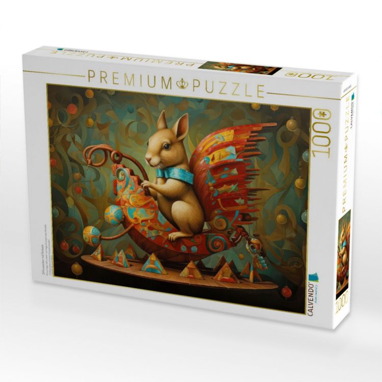 Produktbild: CALVENDO Puzzle Zirkuszauber mit Fantasie | 1000 Teile Lege-Gr&ouml;&szlig;e 64x48cm Foto-Puzzle f&uuml;r gl&uuml;ckliche Stunden