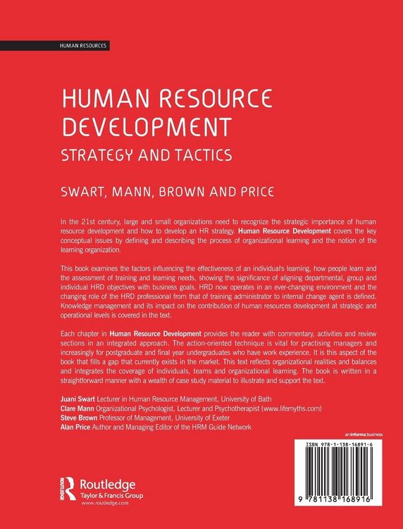 Produktbild: Human Resource Development