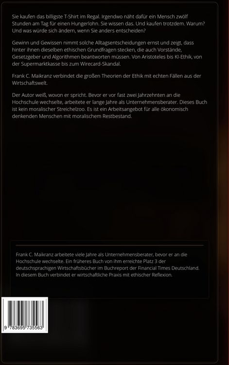 Produktbild: Gewinn und Gewissen