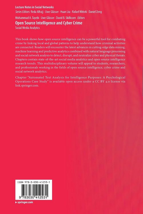 Produktbild: Open Source Intelligence and Cyber Crime