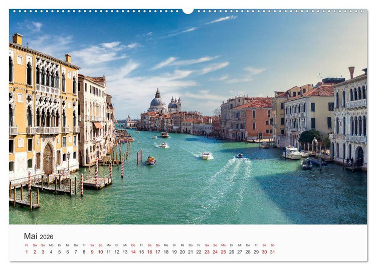 Produktbild: Italien - Das wundervolle Land im S&uuml;den. (hochwertiger Premium Wandkalender 2026 DIN A2 quer), Kunstdruck in Hochglanz