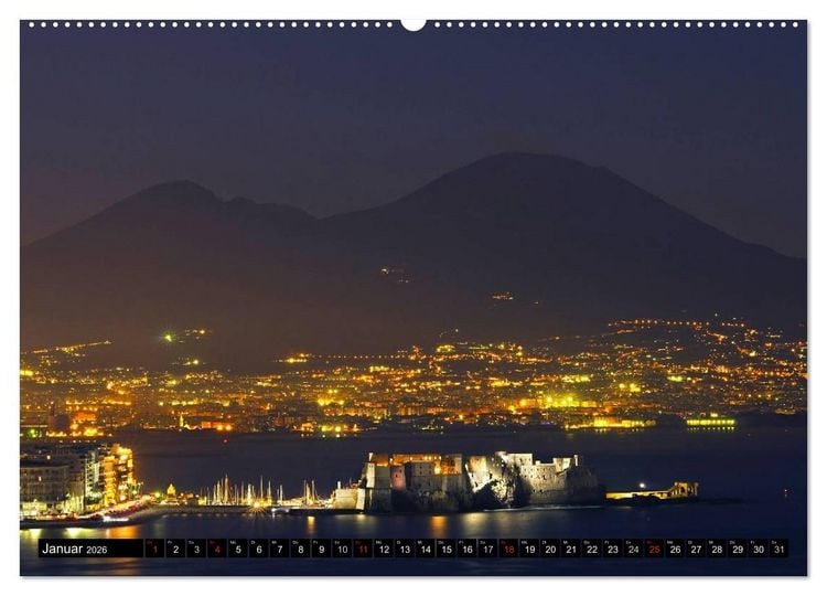 Produktbild: Neapel 2026 (Wandkalender 2026 DIN A2 quer), CALVENDO Monatskalender