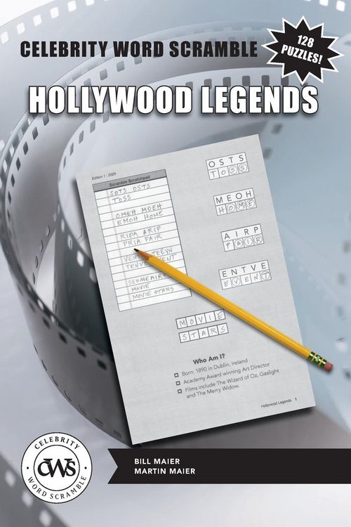 Produktbild: Celebrity Word Scramble Hollywood Legends