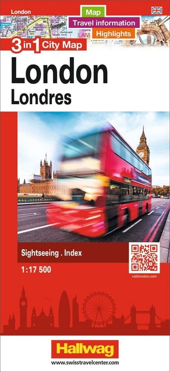 Produktbild: Hallwag Stadtplan London