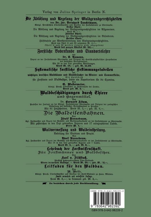 Produktbild: Neuere Untersuchungen &uuml;ber Wachsthum und Ertrag normaler Kiefernbest&auml;nde in der norddeutschen Tiefebene