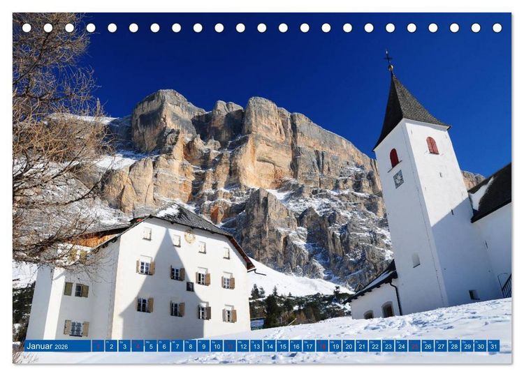 Produktbild: Romantische Kirchen und Kapellen (Tischkalender 2026 DIN A5 quer), CALVENDO Monatskalender