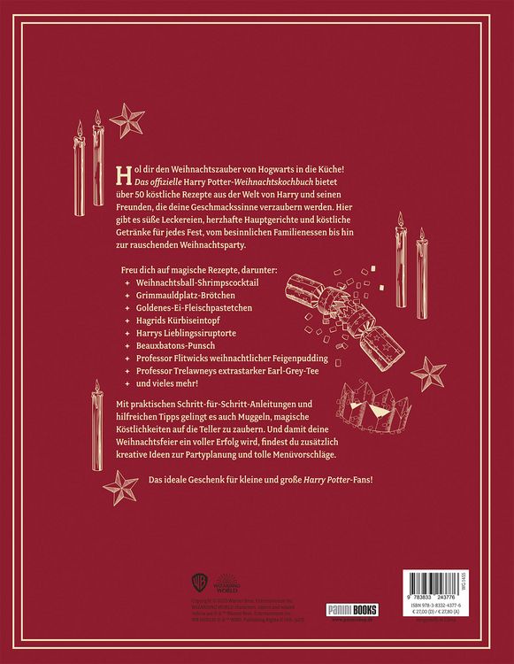 Produktbild: Aus den Filmen zu Harry Potter: Das offizielle Weihnachtskochbuch
