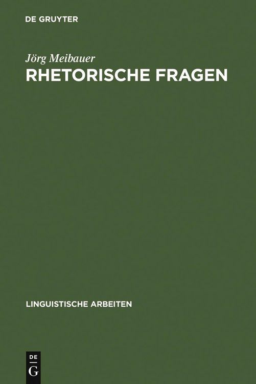 Produktbild: Rhetorische Fragen