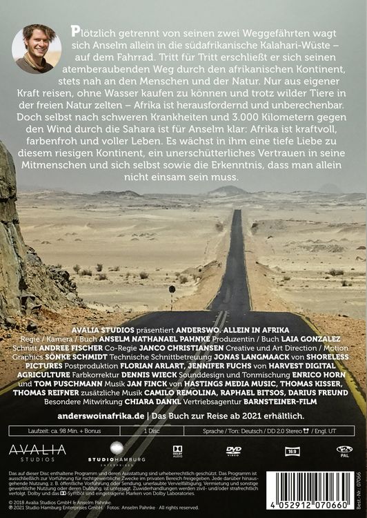 Produktbild: Anderswo. Allein in Afrika