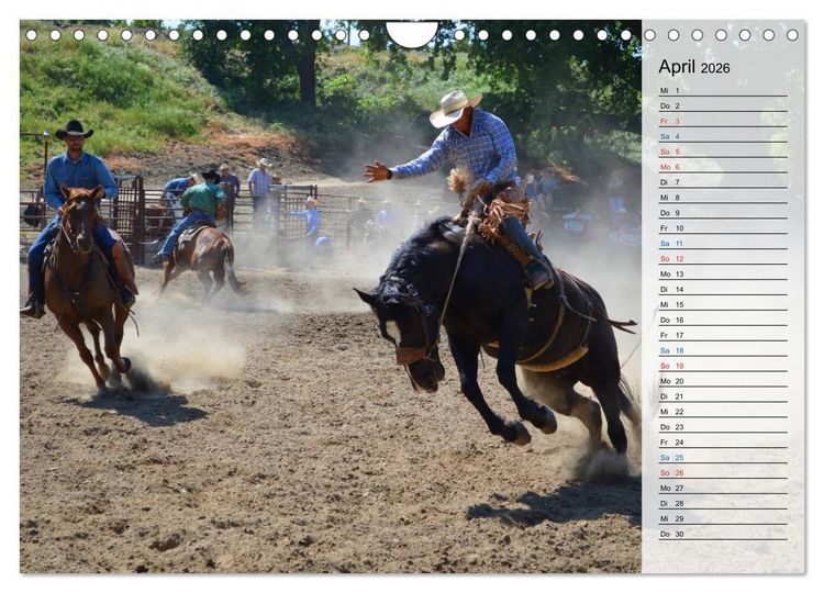 Produktbild: Faszination Rodeo (Wandkalender 2026 DIN A4 quer), CALVENDO Monatskalender