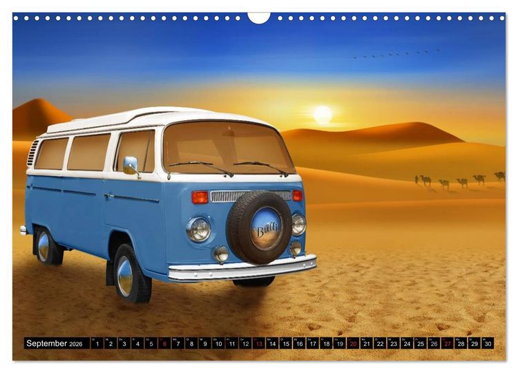 Produktbild: Oldtimer Romantik (Wandkalender 2026 DIN A3 quer), CALVENDO Monatskalender