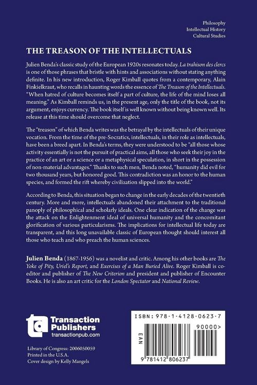 Produktbild: The Treason of the Intellectuals