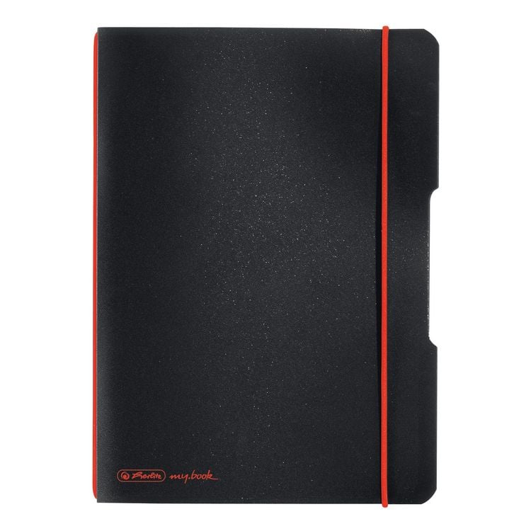 Produktbild: Herlitz Notizheft my.book flex A5 kariert schwarz