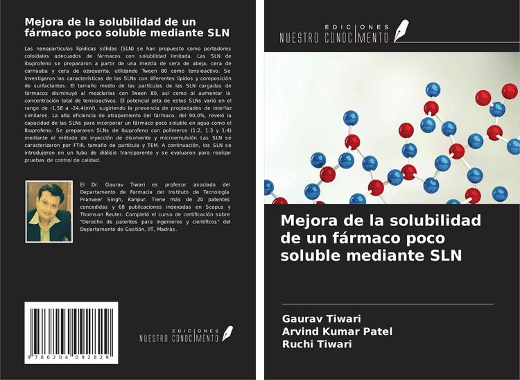Produktbild: Mejora de la solubilidad de un f&aacute;rmaco poco soluble mediante SLN