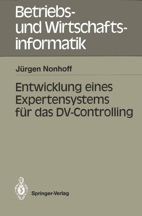 Produktbild: Entwicklung eines Expertensystems f&uuml;r das DV-Controlling