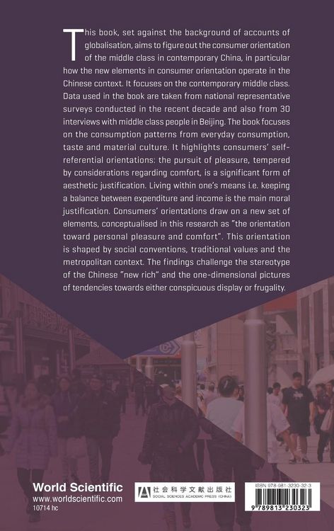 Produktbild: CONSUMPTION PATTERNS OF THE MIDDLE CLASS IN CONTEMPORARY CHN