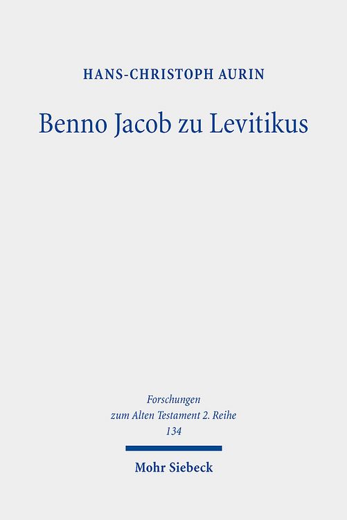 Produktbild: Benno Jacob zu Levitikus