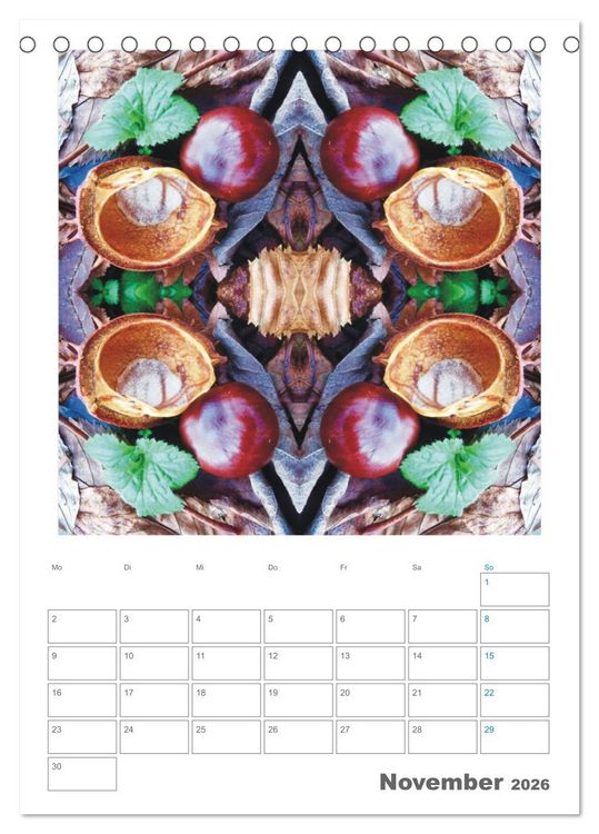 Produktbild: Axis Mater Naturae (Tischkalender 2026 DIN A5 hoch), CALVENDO Monatskalender