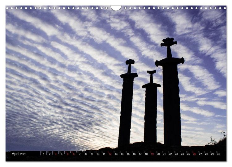 Produktbild: Wandern - In Norwegen und Schweden (Wandkalender 2026 DIN A3 quer), CALVENDO Monatskalender