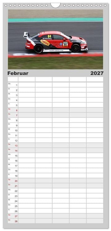 Produktbild: Familienplaner 2027 - SPORTWAGEN DTM und FIA GT mit 5 Spalten (Wandkalender, 21 x 45 cm) CALVENDO