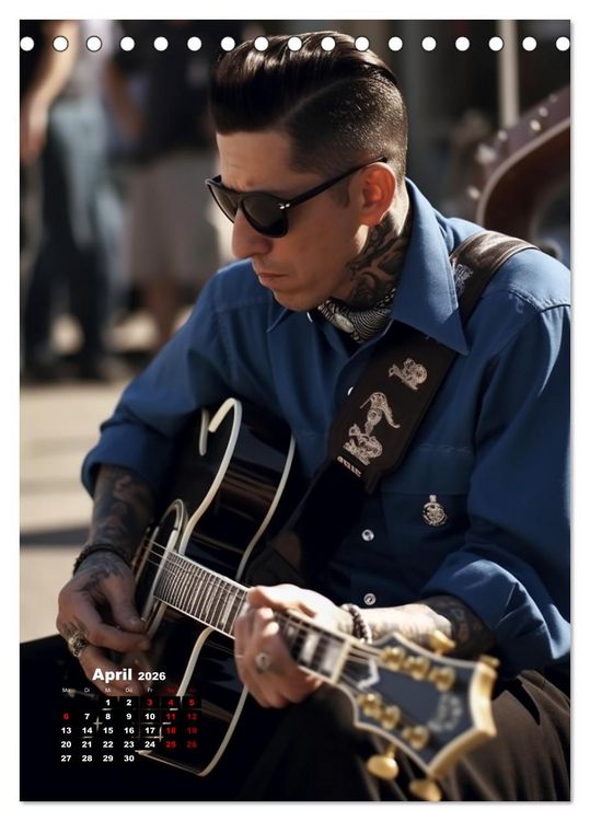 Produktbild: Rockabilly (Tischkalender 2026 DIN A5 hoch), CALVENDO Monatskalender